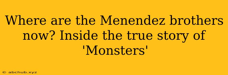 Where are the Menendez brothers now? Inside the true story of 'Monsters'